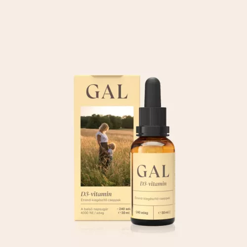 GAL D3-vitamin cseppek 30 ml, 4000 NE x 240 adag